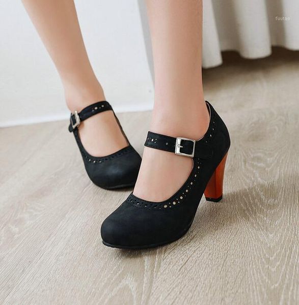 women's pumps block heel mary janes round toe ankle strap casual shoes plus size 5 colour1, Black
women's pumps block heel mary janes round toe ankle strap casual shoes plus size 5 colour1, Black