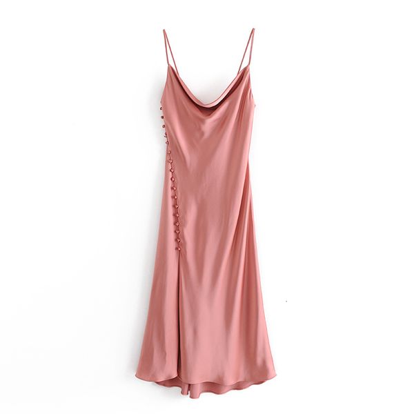 2021 new women solid satin es summer elegant ladies button slim asymmetric strap chic female v-neck vestidos 57n9, Black;gray
2021 new women solid satin es summer elegant ladies button slim asymmetric strap chic female v-neck vestidos 57n9, Black;gray