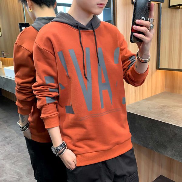 hooded sweater wear korean brand autumn clothes youth fashion coat men's long sleeve t-shirt, Black
hooded sweater wear korean brand autumn clothes youth fashion coat men's long sleeve t-shirt, Black