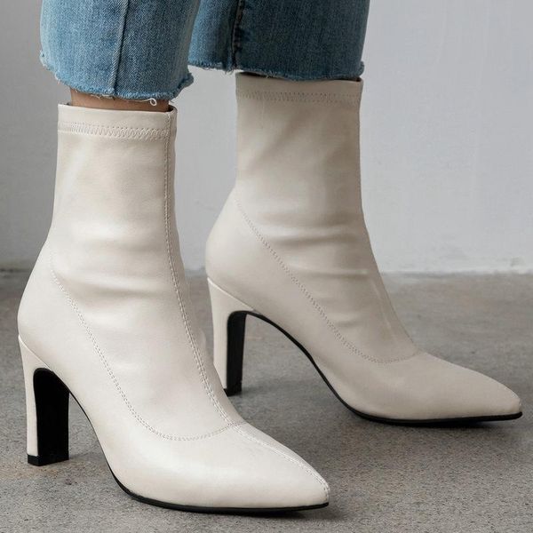 остроконечные toe блок heeled ботильоны женщины stretch короткие сапоги черный белый квадрат тонкие каблуки зимняя обувь плюс размер 43, Black
остроконечные toe блок heeled ботильоны женщины stretch короткие сапоги черный белый квадрат тонкие каблуки зимняя обувь плюс размер 43, Black