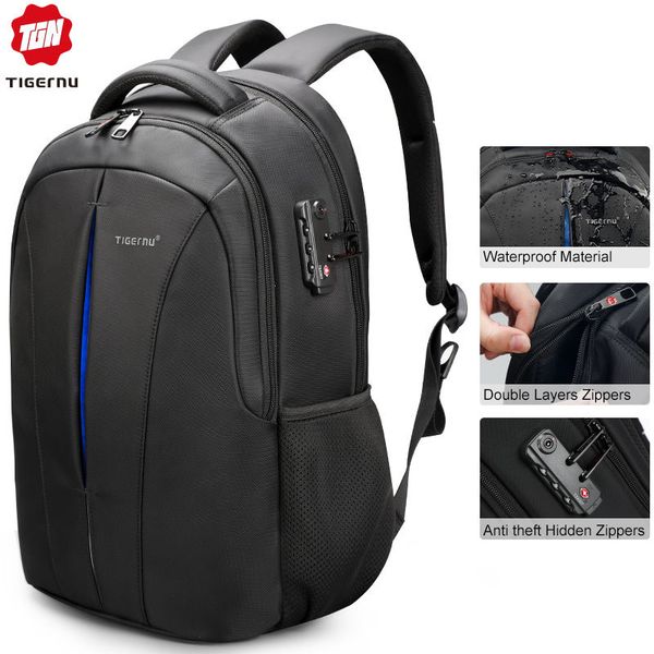 tigernu brand backpacks male student college school bags waterproof backpacks men women rucksack mochila lapbag backpack 201006
tigernu brand backpacks male student college school bags waterproof backpacks men women rucksack mochila lapbag backpack 201006