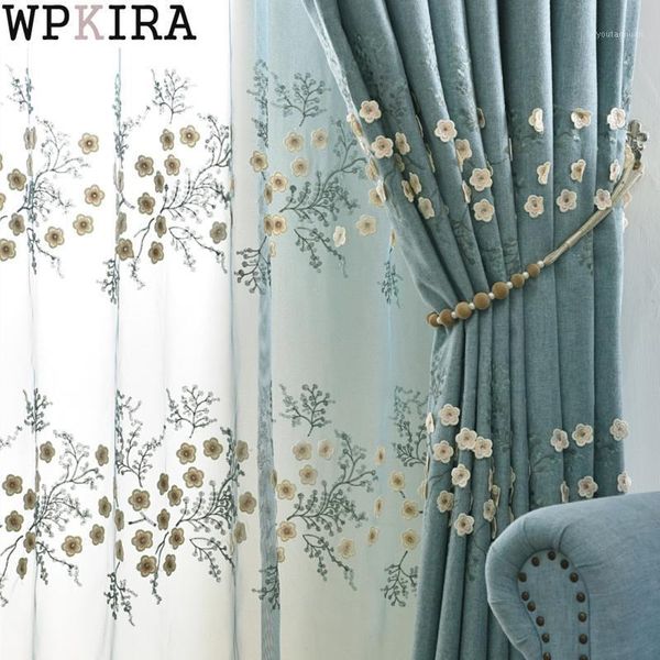curtain & drapes pastoral 3d embossed embroidered for living room blackout floral voile bedroom shade window tulle drape s593#401
curtain & drapes pastoral 3d embossed embroidered for living room blackout floral voile bedroom shade window tulle drape s593#401