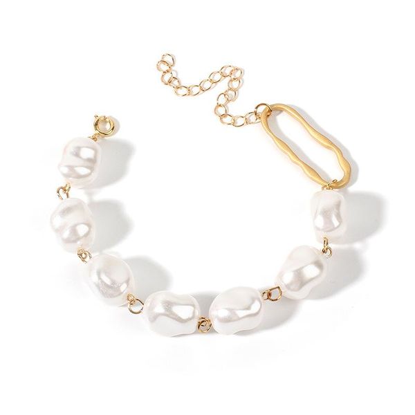 charm bracelets 2021 baroque irregular imitation pearl bracelet metal gold tassel for women party jewelry accessories, Golden;silver
charm bracelets 2021 baroque irregular imitation pearl bracelet metal gold tassel for women party jewelry accessories, Golden;silver