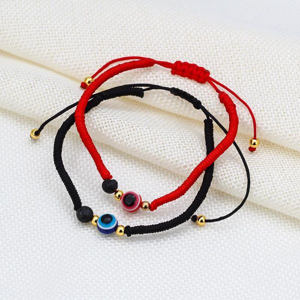 charm bracelets wish card 1pc black/red evil eye beads bracelet for couples adjustable woven fashion braided jewelry be75, Golden;silver
charm bracelets wish card 1pc black/red evil eye beads bracelet for couples adjustable woven fashion braided jewelry be75, Golden;silver