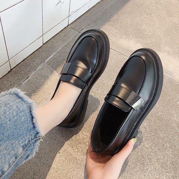 retro woman shoes oxfords women's female footwear round toe slip-on british style casual sneaker modis all-match platform, Black
retro woman shoes oxfords women's female footwear round toe slip-on british style casual sneaker modis all-match platform, Black
