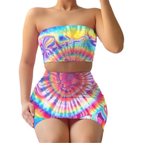womem slim two piece dress fashion trend tie-dye tube short skirt 2pcs sets spring female high waist casual mini skirt two piece sets, White
womem slim two piece dress fashion trend tie-dye tube short skirt 2pcs sets spring female high waist casual mini skirt two piece sets, White