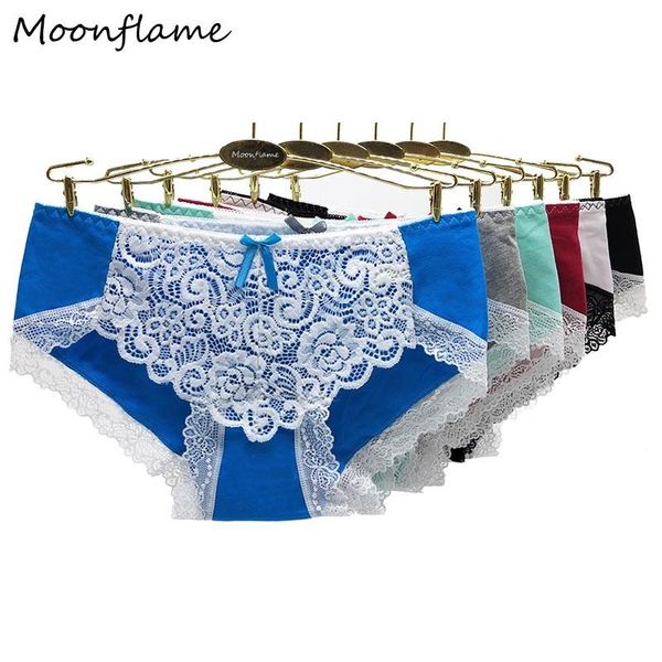 moonflame 5 pcs/lots women mid waist cotton lace briefs underwear l xl 89407, Black;pink
moonflame 5 pcs/lots women mid waist cotton lace briefs underwear l xl 89407, Black;pink