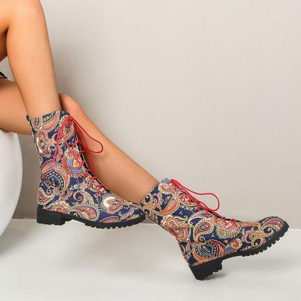 boho floral lace up boots for women winter leather round toe lace up boots1, Black
boho floral lace up boots for women winter leather round toe lace up boots1, Black