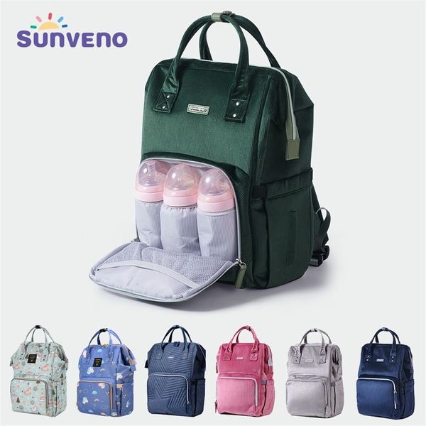sunveno fashion diaper bag backpack baby s for mom designer travel organizer stroller nappy maternity changing 220222
sunveno fashion diaper bag backpack baby s for mom designer travel organizer stroller nappy maternity changing 220222