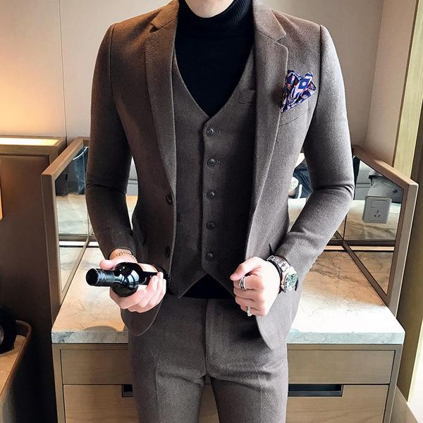 men's wedding suit groom suit youth solid color small male slim korean, White;black
men's wedding suit groom suit youth solid color small male slim korean, White;black