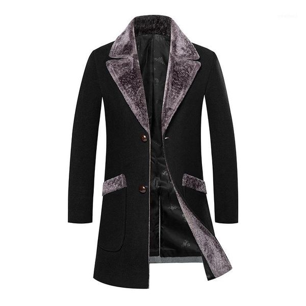 men's trench coats 2021 winter korean men wool long slim fit fur collar thicken warm all-match coat for mens overcoat windbreaker1, Tan;black
men's trench coats 2021 winter korean men wool long slim fit fur collar thicken warm all-match coat for mens overcoat windbreaker1, Tan;black