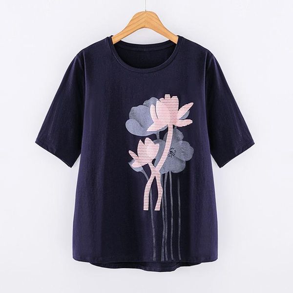 2020 cotton floral print 3d t shirt women 4xl modis summer womens clothing graphic tees o-neck tshirt loose tee shirt femme1, White
2020 cotton floral print 3d t shirt women 4xl modis summer womens clothing graphic tees o-neck tshirt loose tee shirt femme1, White
