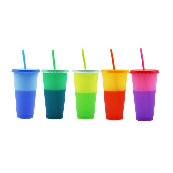 2021 720ml spot pp warm and cold changing plastic straw cup with lid solid color drinking cup plastic color changing cup custom
2021 720ml spot pp warm and cold changing plastic straw cup with lid solid color drinking cup plastic color changing cup custom