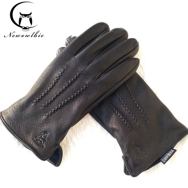 2020 new man deer skin leather gloves male warm soft men' glove black three lines design men mittens sheep hair lining, Blue;gray
2020 new man deer skin leather gloves male warm soft men' glove black three lines design men mittens sheep hair lining, Blue;gray