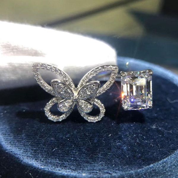 selling 925 sterling silver butterfly open rings for women luxury full zircon sparking yellow white zircon party jewelry, Golden;silver
selling 925 sterling silver butterfly open rings for women luxury full zircon sparking yellow white zircon party jewelry, Golden;silver