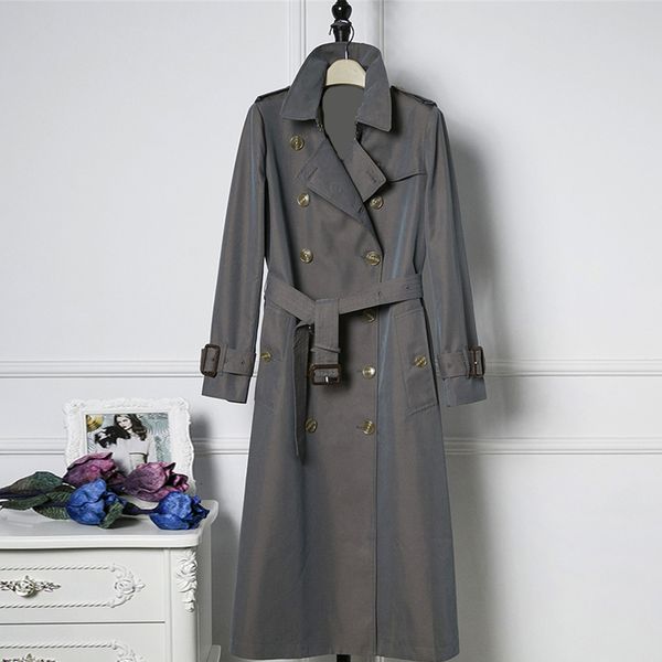 women's trench coats long classic windbreaker waterproof british high-end english style autumn winter gabadian solid color size coat j7, Tan;black
women's trench coats long classic windbreaker waterproof british high-end english style autumn winter gabadian solid color size coat j7, Tan;black