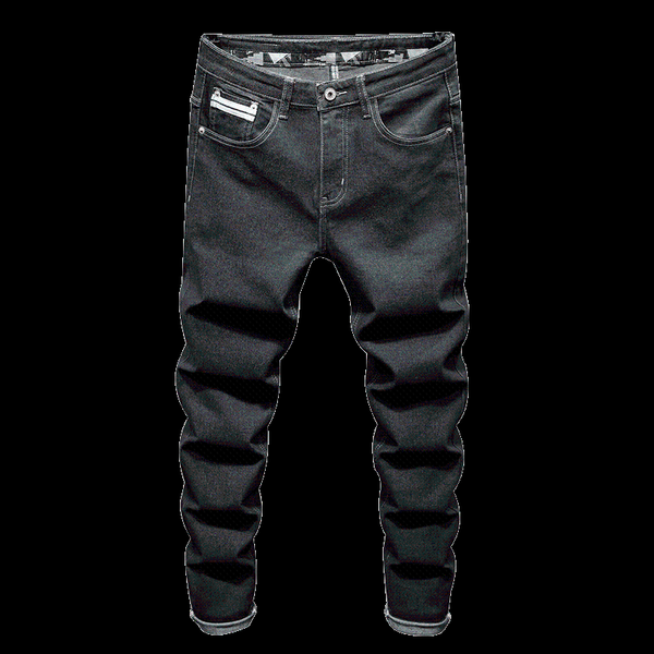 voreloce striped pocket rivet men's fitted straight fashion jeans autumn winter brand clothing youth slim black denim jeans, Blue
voreloce striped pocket rivet men's fitted straight fashion jeans autumn winter brand clothing youth slim black denim jeans, Blue