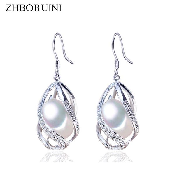zhboruini pearl earrings water drop beads earring natural freshwater pearl 925 sterling silver jewelry for women cage wholesale
zhboruini pearl earrings water drop beads earring natural freshwater pearl 925 sterling silver jewelry for women cage wholesale