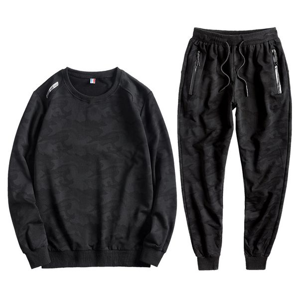 2021 -10xl new tracksuits men camouflage cotton veet sweatshirt+pants 2 pieces set casual sportsuits male autumn winter large size sm81, Black
2021 -10xl new tracksuits men camouflage cotton veet sweatshirt+pants 2 pieces set casual sportsuits male autumn winter large size sm81, Black