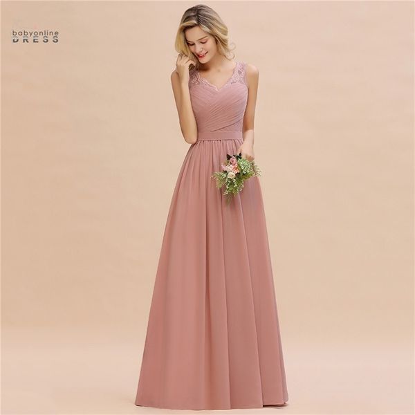 dusty rose green bridesmaid dresses lace long a-line wedding party dress robe de soire de mariage 201113, White;black
dusty rose green bridesmaid dresses lace long a-line wedding party dress robe de soire de mariage 201113, White;black