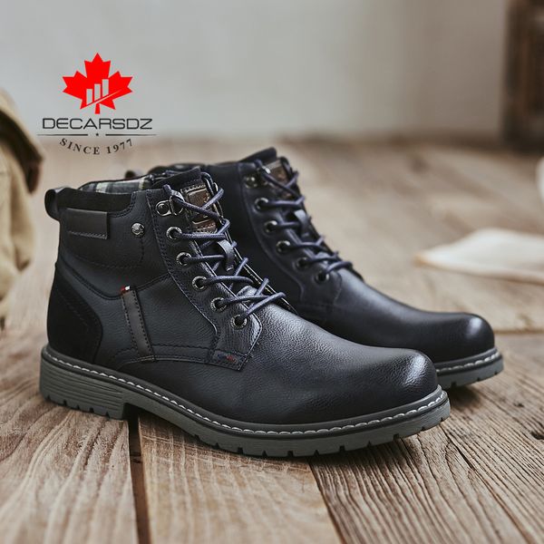 decarsdz men boots autumn comfy durable outsole lace-up fashion shoes men leather casual boots men brand design men's boots 201019, Black
decarsdz men boots autumn comfy durable outsole lace-up fashion shoes men leather casual boots men brand design men's boots 201019, Black