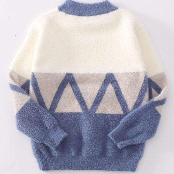 boys' thickened autumn coat and winter bottom children's long sve pullover sweater mink jacquard warm tide i0y2, Blue
boys' thickened autumn coat and winter bottom children's long sve pullover sweater mink jacquard warm tide i0y2, Blue