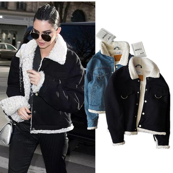 jenny 2021 new kendall celebrity black cotton wool short winter denim jacket autumn designer woman clothes 21t4 48uo, Black;brown
jenny 2021 new kendall celebrity black cotton wool short winter denim jacket autumn designer woman clothes 21t4 48uo, Black;brown