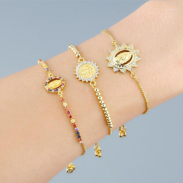 flola gold chain virgin mary charm bracelets for women crystal bracelet religious jewelry wholesale virgen de guadalupe brtc441, Golden;silver
flola gold chain virgin mary charm bracelets for women crystal bracelet religious jewelry wholesale virgen de guadalupe brtc441, Golden;silver
