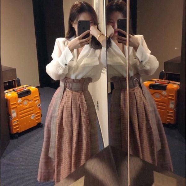 hong kong style short evening wind goddess mori short skirt skirt girl online celebrity two-piece suit women's summer loose cute dweso, Gray
hong kong style short evening wind goddess mori short skirt skirt girl online celebrity two-piece suit women's summer loose cute dweso, Gray