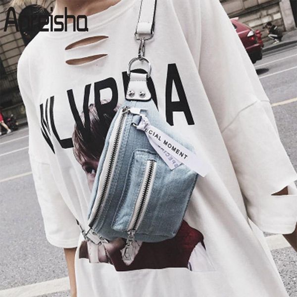 anreisha denim material waist bag for women female 2020 new design fanny bags pack girl fashion travel belt phone bag women bags
anreisha denim material waist bag for women female 2020 new design fanny bags pack girl fashion travel belt phone bag women bags