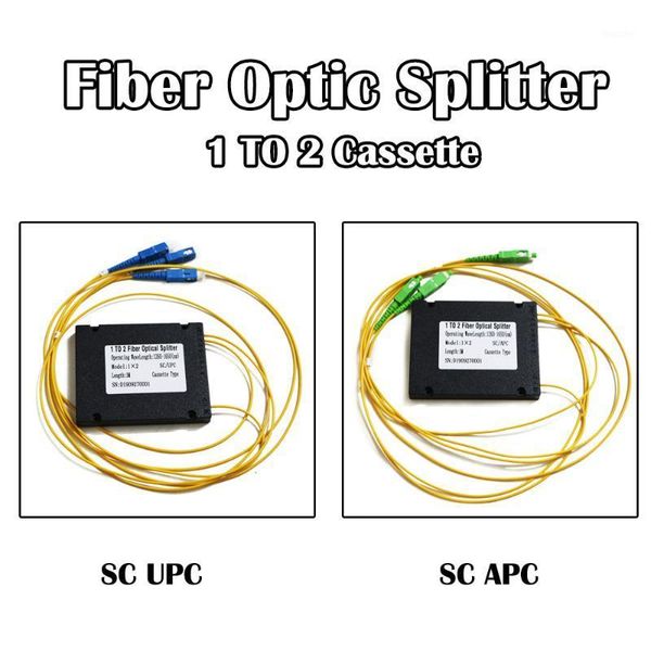 10 pieces 1 to 2 sc upc/ apc plc fiber splitter cassete optical sm single mode ftth ethernet networking1
10 pieces 1 to 2 sc upc/ apc plc fiber splitter cassete optical sm single mode ftth ethernet networking1