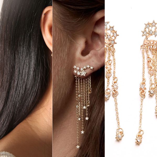 factory8nqvback long fashion jewelry hanging shining star tassel style exquisite earrings for women, Silver
factory8nqvback long fashion jewelry hanging shining star tassel style exquisite earrings for women, Silver