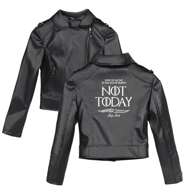 arya stark not today pu leather women new fashion jacket color zipper outerwear jacket new 2019 winter and autumn coat, Black;brown
arya stark not today pu leather women new fashion jacket color zipper outerwear jacket new 2019 winter and autumn coat, Black;brown