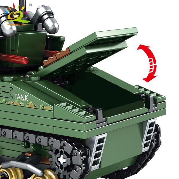 huiqibao 437pcs ww2 us m4 sherman tanks building blocks army soldier military model bricks construction toys for children boy yxlftb
huiqibao 437pcs ww2 us m4 sherman tanks building blocks army soldier military model bricks construction toys for children boy yxlftb
