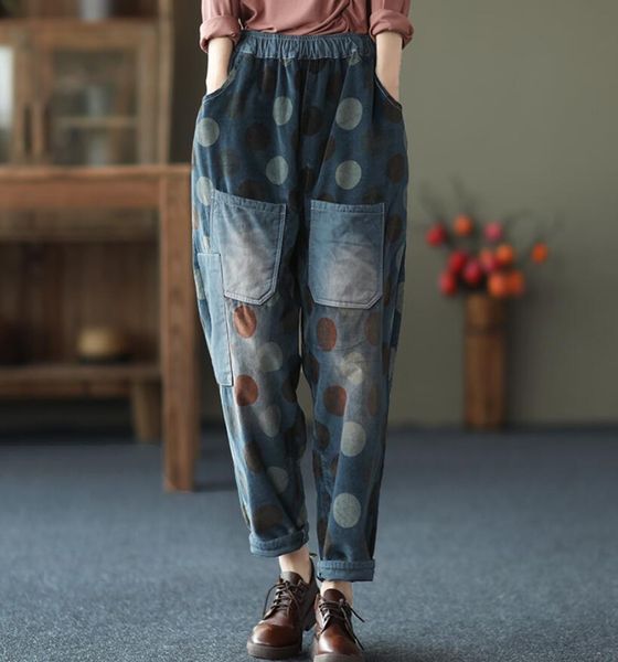 2021 spring ladies printed vintage loose denim harem women's pants p2307 jeans p62t, Black;white
2021 spring ladies printed vintage loose denim harem women's pants p2307 jeans p62t, Black;white