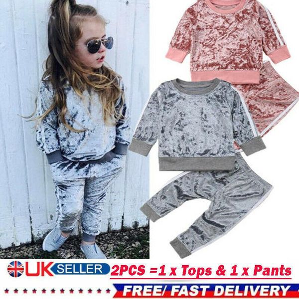 warm toddler kids baby girl velvet sweatshirt pants outfits clothes set uk, Blue;gray
warm toddler kids baby girl velvet sweatshirt pants outfits clothes set uk, Blue;gray