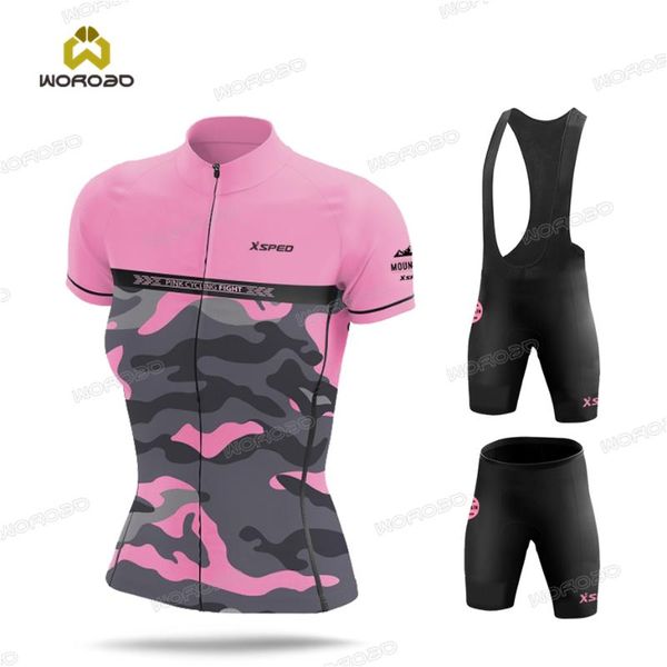 2021 short sleeve women jersey set cycling clothing summer lady bike wear racing uniform mtb bicycle sport suit breathable, Black;blue
2021 short sleeve women jersey set cycling clothing summer lady bike wear racing uniform mtb bicycle sport suit breathable, Black;blue