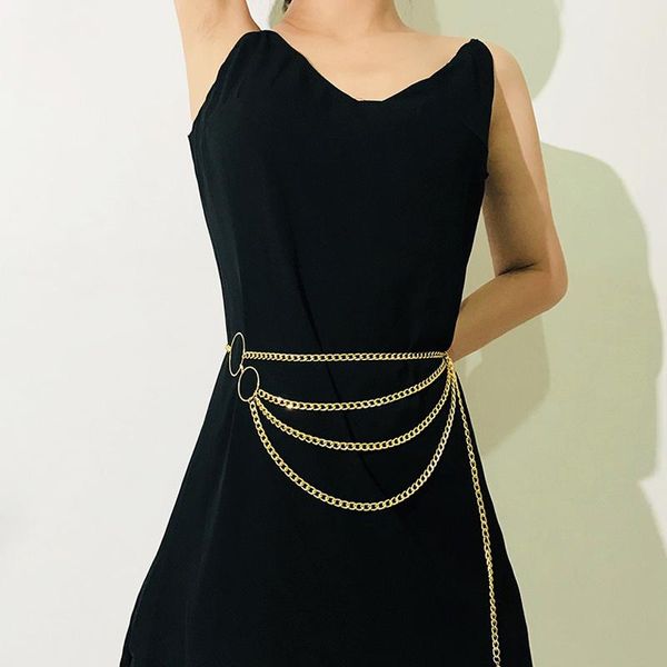 women trendy multilayer metal link waist chain charm belly chains waistbands fs99, Black;brown
women trendy multilayer metal link waist chain charm belly chains waistbands fs99, Black;brown