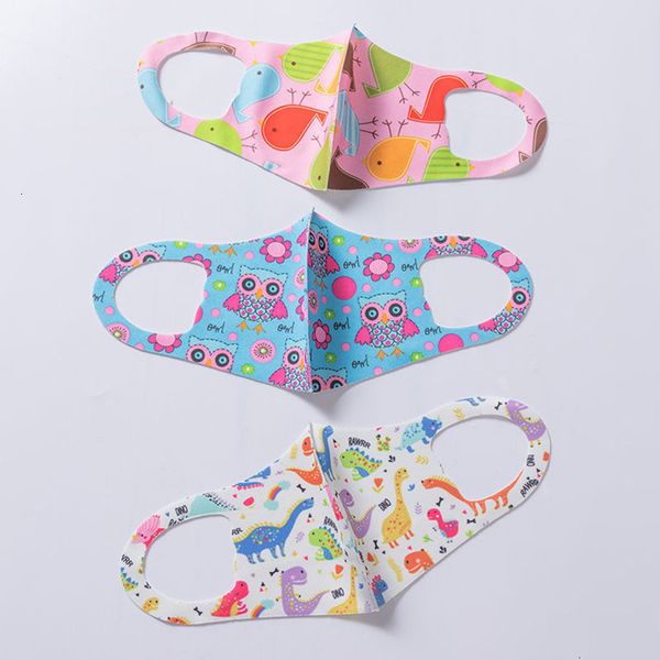 cartoon printed children's dustproof three-dimensional sunscreen student face masks reusable designer mask t2i5948