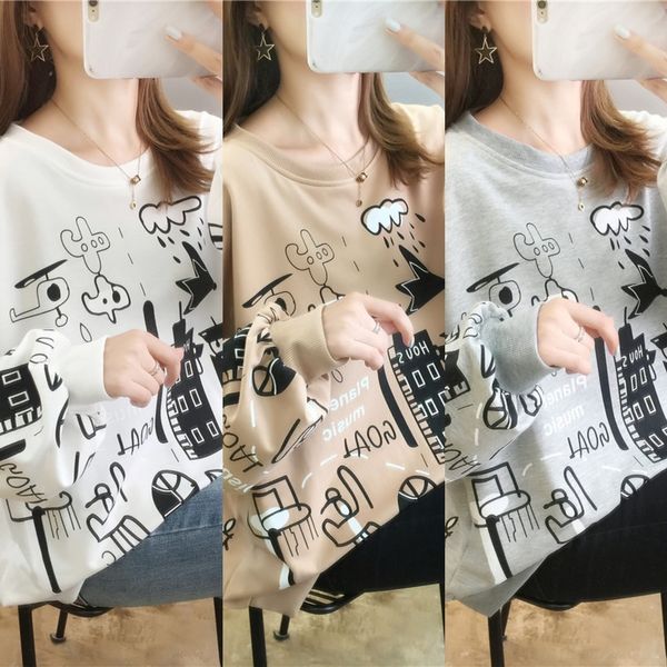 owh7z new student women's pullover 2020 pullover spring autumn korean style ins pulloversweater and sweater long sleeve hat-harajuku st, Black
owh7z new student women's pullover 2020 pullover spring autumn korean style ins pulloversweater and sweater long sleeve hat-harajuku st, Black