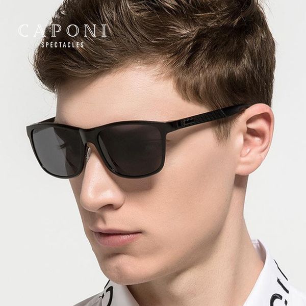 caponi men's sunglasses polarized pchromic driving protect uv ray sun glasses for men brand eyewear black shades cp8587, White;black
caponi men's sunglasses polarized pchromic driving protect uv ray sun glasses for men brand eyewear black shades cp8587, White;black