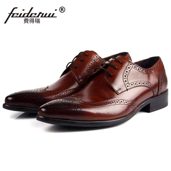 урожай человек платье обувь из натуральной кожи резные brogue oxfords остроконечные toe итальянский стиль мужчины законцовки крыла квартиры, Black
урожай человек платье обувь из натуральной кожи резные brogue oxfords остроконечные toe итальянский стиль мужчины законцовки крыла квартиры, Black