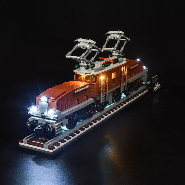 led lighting kit for 10277 crocodile locomotive (only light inlcuded) 1008