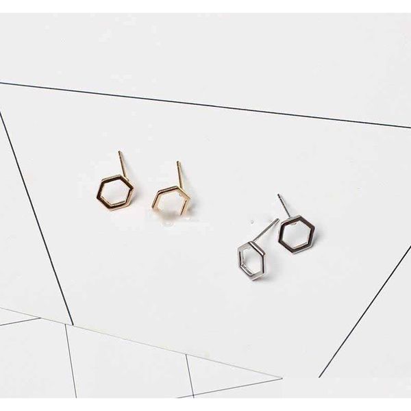 popular gold/silver plated geometric earrings tiny hexagon ear stud for wome sqcxly queen66
popular gold/silver plated geometric earrings tiny hexagon ear stud for wome sqcxly queen66