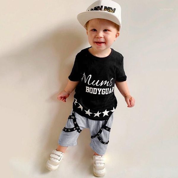clothing sets 2021 toddler kids boy short sleeve handsome summer letter +shorts outfits set children clothes suits1, White
clothing sets 2021 toddler kids boy short sleeve handsome summer letter +shorts outfits set children clothes suits1, White