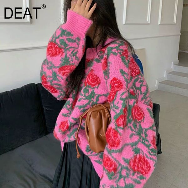 deat 2020 new winter fashion women clothes round neck full sleeves flower printed pullover loose sweater female wp04803 h1211, White;black
deat 2020 new winter fashion women clothes round neck full sleeves flower printed pullover loose sweater female wp04803 h1211, White;black