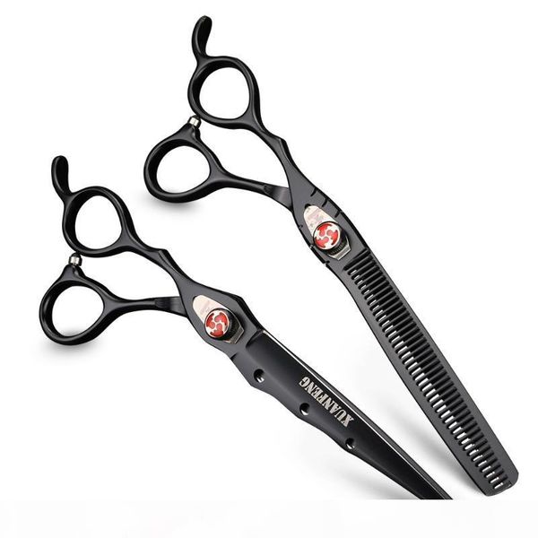 7 inch left hand professional hairdressing scissors japan 440c cutting scissors and thinning set
7 inch left hand professional hairdressing scissors japan 440c cutting scissors and thinning set