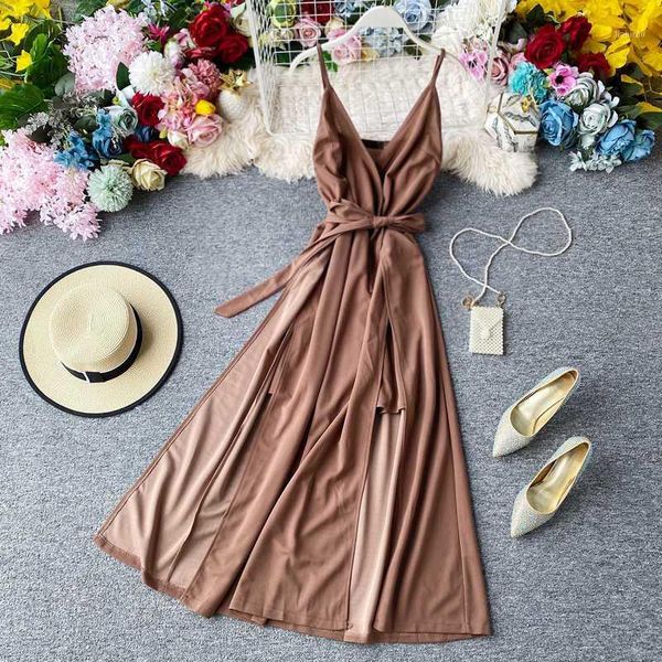 fmfssom summer spring holiday beach v-neck spaghetti strap multi color a-line high waist women female dress1, Black;gray
fmfssom summer spring holiday beach v-neck spaghetti strap multi color a-line high waist women female dress1, Black;gray