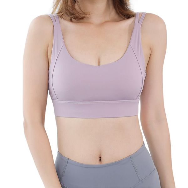 gym clothing women's yoga sports bra shockproof running fitness vest breathable sweat-absorb lightweight quick-dry niceback underwear, White;black
gym clothing women's yoga sports bra shockproof running fitness vest breathable sweat-absorb lightweight quick-dry niceback underwear, White;black