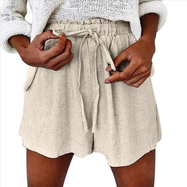 summer shorts women cotton linen shorts trousers feminino womens elastic wasit home loose casual shorts plus size with pocket, White;black
summer shorts women cotton linen shorts trousers feminino womens elastic wasit home loose casual shorts plus size with pocket, White;black